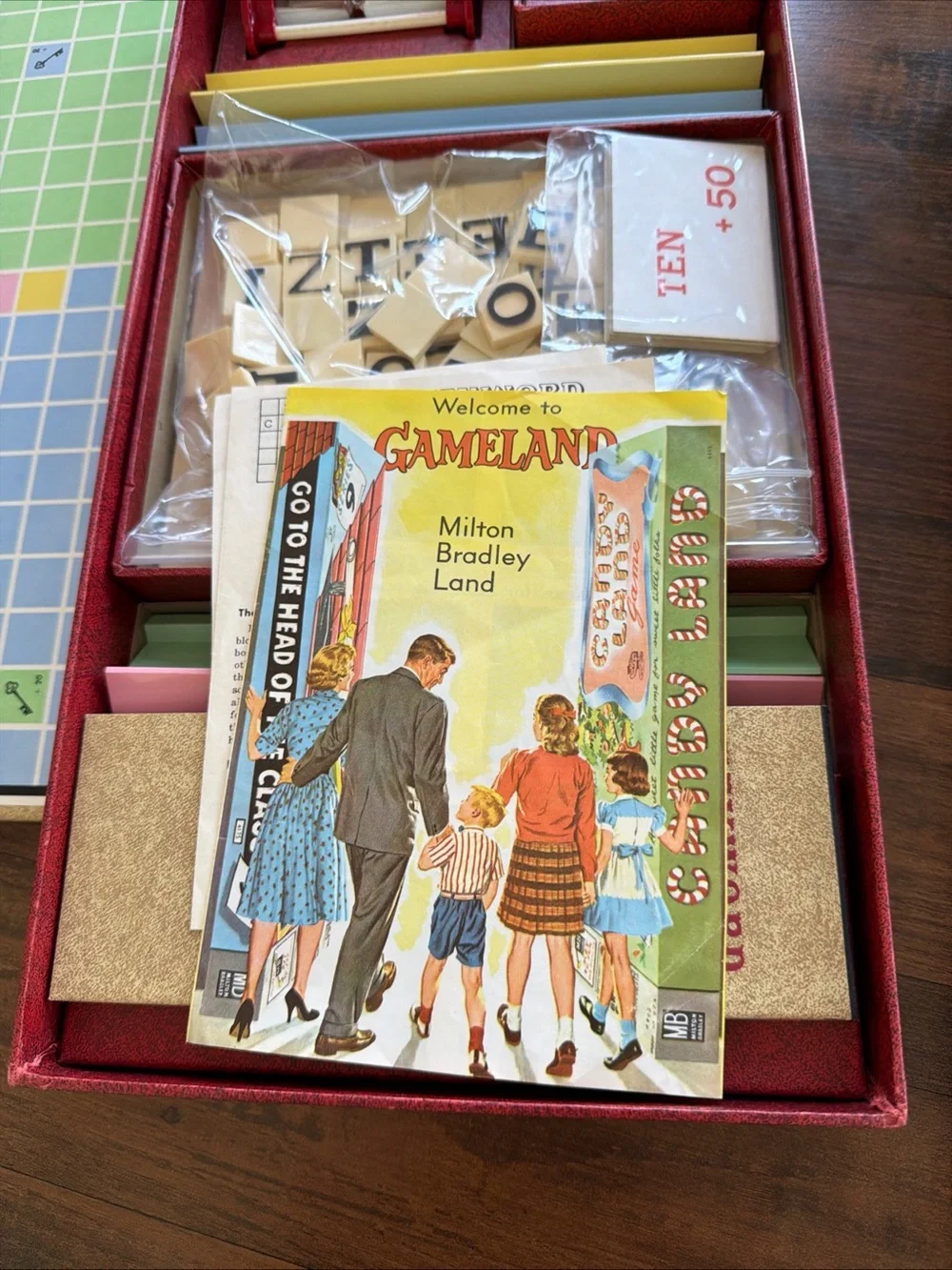 1953 Keyword Parker Brothers Game Includes rare game Brochure